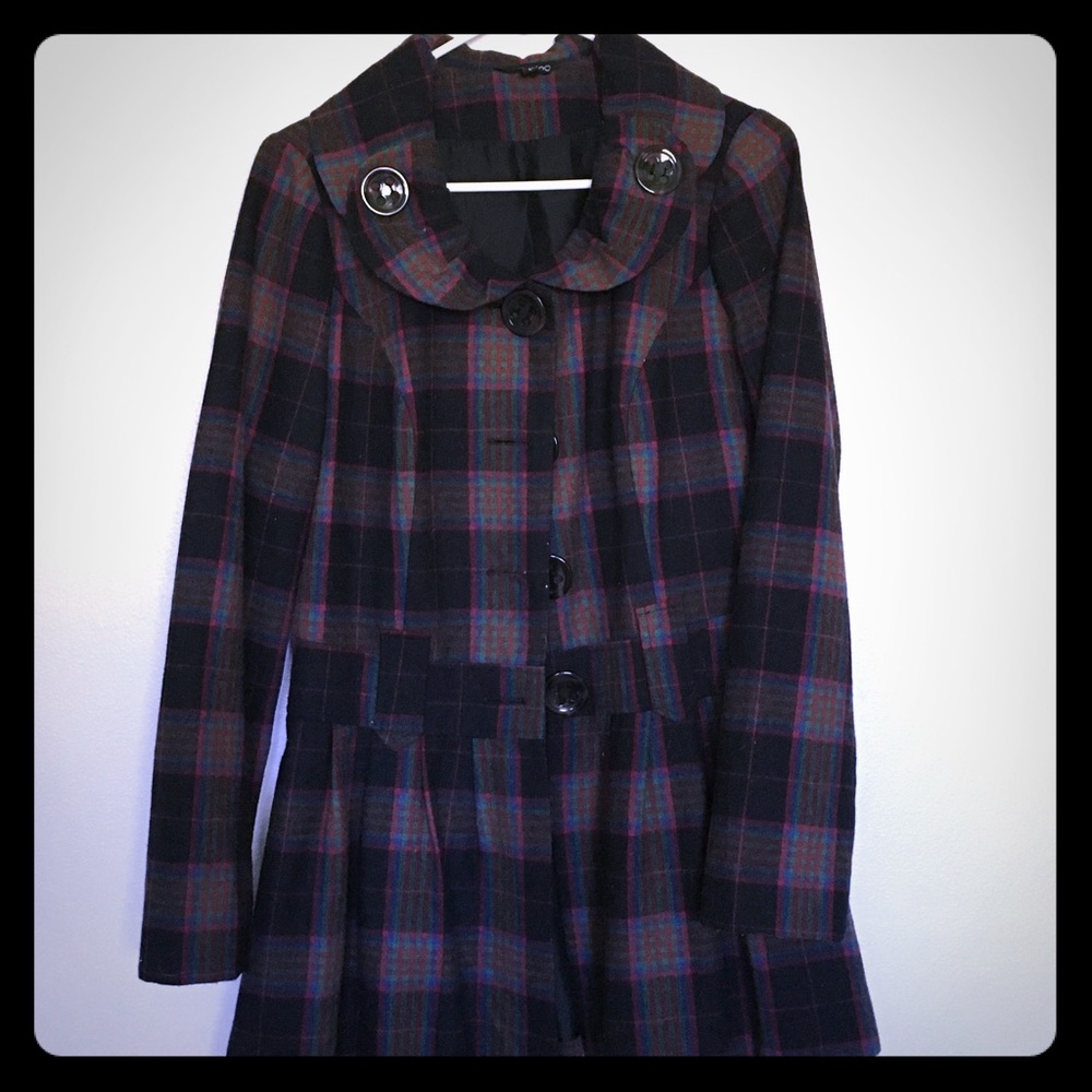 Zinc plaid jacket